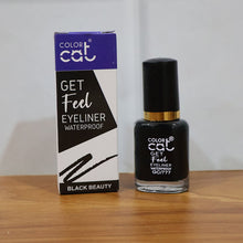 Eyeliner liquid from the waterproof formula providing long-lasting bold eye definition.