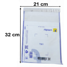 Tear resistant courier bags with pocket for documents