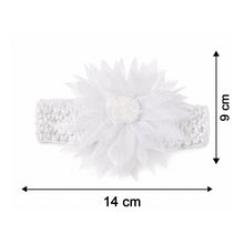Cute Soft Elastic Floral Baby Headband Stylish Stretchable Hair Band (1 Pc)