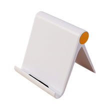 Adjustable angle view of foldable mobile stand for smartphone viewing