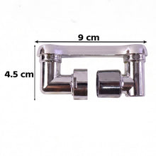 Faucet aerator attachment with rotating spout for basins