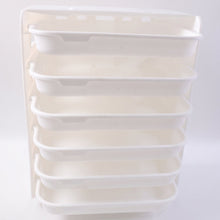 top view of space-saving 6-layer food organizer for kitchen