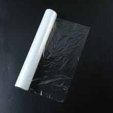 Flexible cling wrap roll with assorted food items