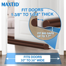 Twin Door Draft Stopper / Guard Protector for Doors and Windows