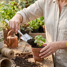 Essential garden tool kit for digging, loosening and levelling soil