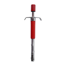 Top view of stainless steel gas lighter with rust-proof finish