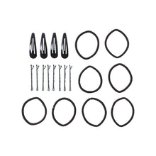 Assorted hair clips for styling