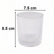 Premium transparent crystal glass tumbler for everyday use