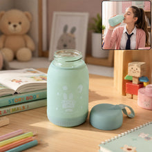 Glass water bottle 380ml lid