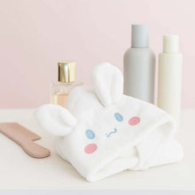 Soft and lightweight cartoon hooded hair drying towel cap
