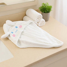 Folded hair towel wrap made from premium microfiber fabric