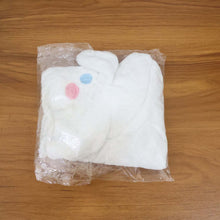 Lifestyle image of cartoon hooded hair drying towel cap worn by user