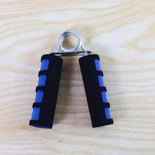 Hand grip exerciser showing foam padded ergonomic handles