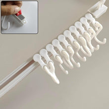 Wall-mounted rack for kitchen storage and accessory hanging