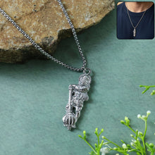 Exquisite Hanuman Ji pendant with Gada, showcasing intricate detailing.