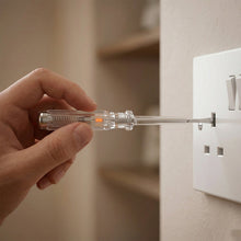 Essential DIY tools including screwdrivers and hammer with compact design