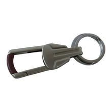 Sturdy metal key holder with dual rings for organizing multiple keys