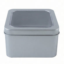 Tin box lid detail