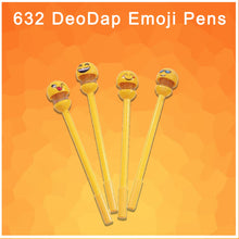 Bright yellow smiley face emoji pens, bringing cheer to your desk.