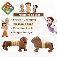 Neutral playful lion spring toy image