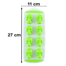 Reusable plastic ice tray with lid for spill free freezing