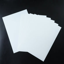 A4 inkjet printing paper showing dimensions and high opacity