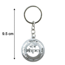Lightweight Krishna religious metal keychain for keys
