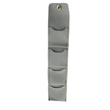 Rolling jewellery case that folds flat for handbags and trips