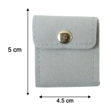 Portable jewellery storage pouch with zip pockets for travel