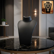 Premium black necklace display stand mannequin bust 15x11 cm showcasing jewellery in India