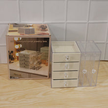 Multi compartment acrylic jewellery box for home and gifting