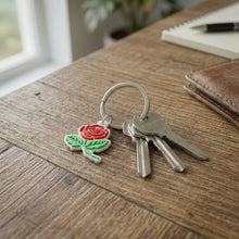 Premium rose bag charms and decorative keychains
