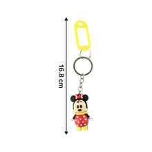 Fun cartoon character keychain gift with secure key ring