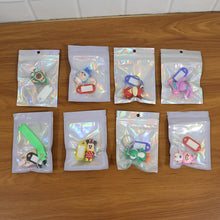 Decorative cartoon name tag keychain perfect for keys and bags