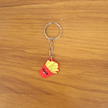 French Fries Keychain – Cute Smiley Cartoon Bag Charm