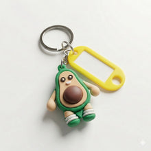 Charm avocado keychain designed for bags and keys
