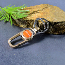 Sturdy metal keychain carabiner hook accessory showcasing solid metal construction