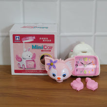 Adorable Angel Cat Car Design Kids Alarm Clock (1 Pc)