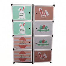 Modular cabinet clothes toys storage