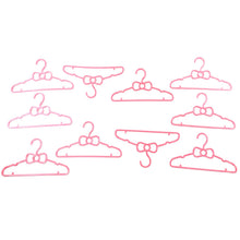 Durable plastic baby hangers for tops, dresses and coats
