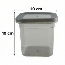 8 piece food storage container set for organised kitchen shelves