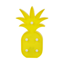 Decorative pineapple LED night light portable for table or shelf
