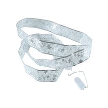 Close-up of multicolor LEDs on flexible ribbon light strip