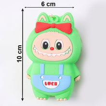 Durable silicone mini pouch keychain for everyday essentials