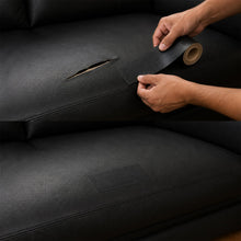 Adhesive leather patch for couches, chairs and handbags
