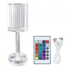 Crystal lamp bedside table use