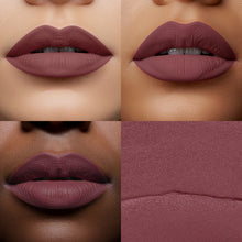 Creamy matte lipstick offering bold, long-lasting lip color