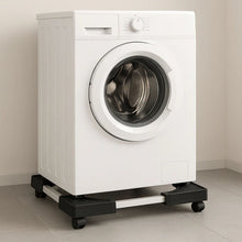 Heavy-duty washing machine riser with anti-vibration base for home use