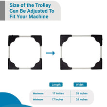 Adjustable Washing Machine & Refrigerator Stand (67×67 cm ,1 Pc)