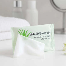 Natural aloe infused makeup remover wipes for skin soothing care